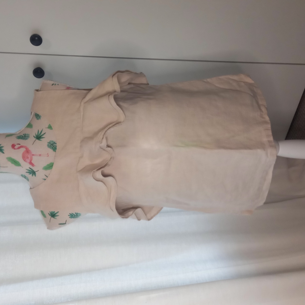 Country Road linen sleeveless top with ruffles (10) - Picture 1 of 5